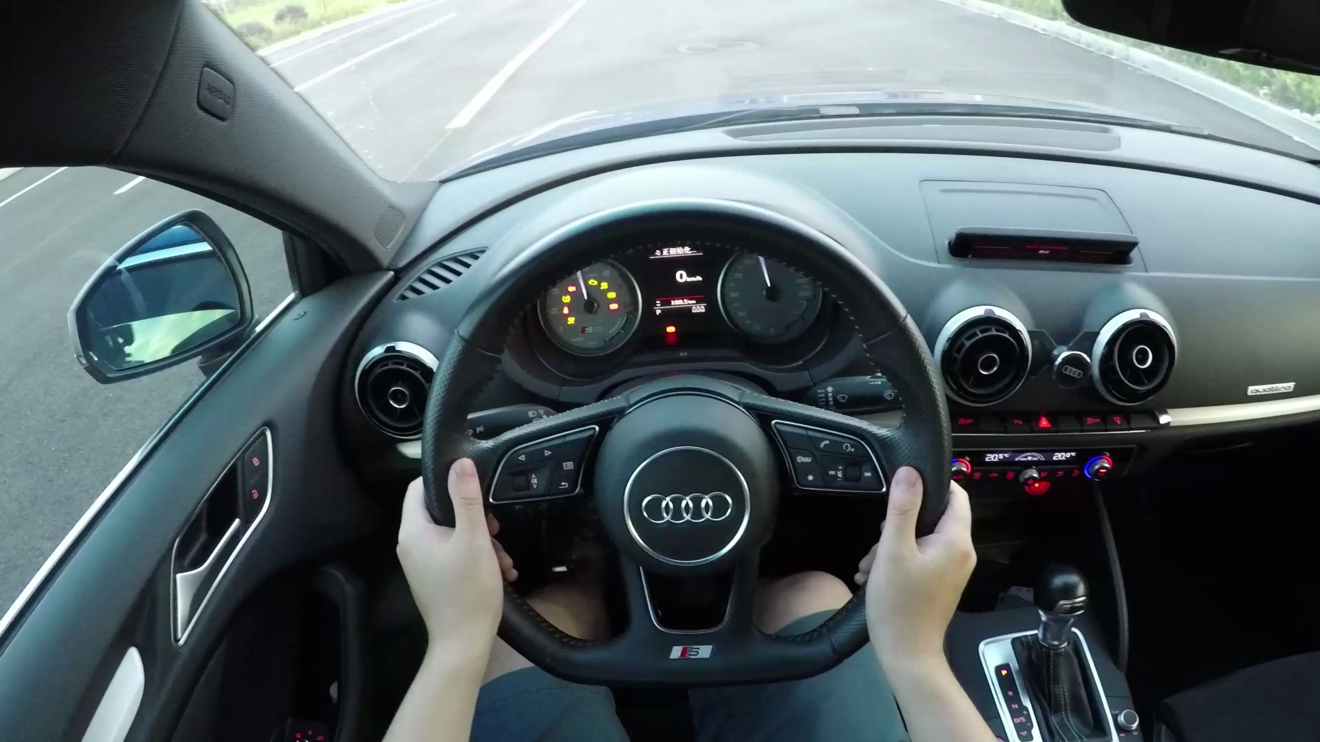 小牛试车_pov_第一人称_纯展示_不讲话_奥迪s3_2015款 s3 2.
