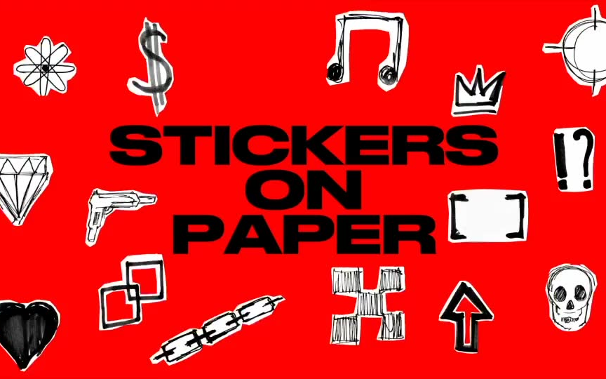 视频素材-73个绿幕贴纸素材 文件是渲染好的视频可以改颜色