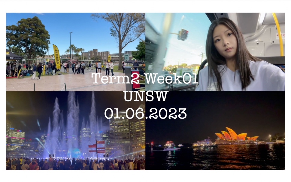 01.06.2023 | 留学vlog 上课 vivid Sydney 赶作业哔哩哔哩bilibili