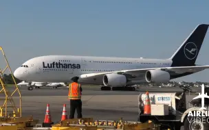 Download Video: 汉莎航空首班复航A380抵达波士顿 2023.6.1