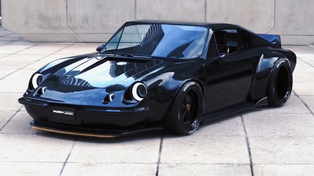 puma gte - reborn - black/gold,老车改装起真的太经典了_哔哩哔哩