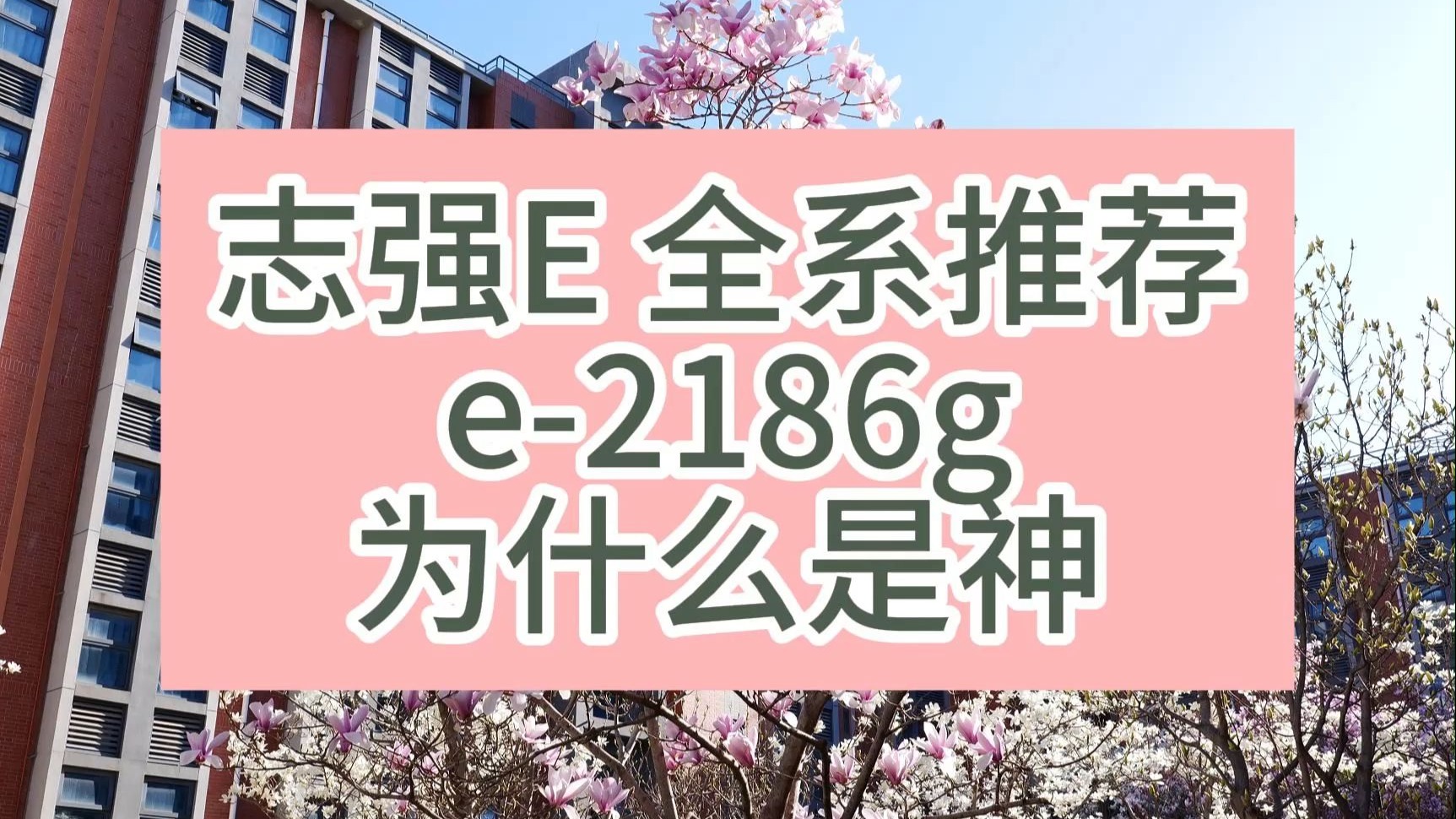 志强E系列 全系推荐(价格) E2186g为什么性价比高 各个配置推荐(价格、性能)