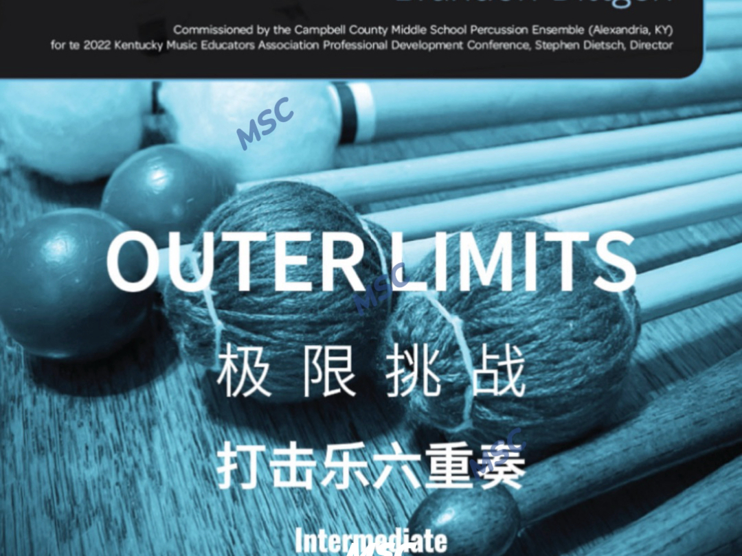 打击乐六重奏 Outer Limits 极限挑战 乐谱哔哩哔哩bilibili