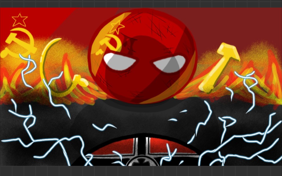 活动  【波兰球】(绘画过程)老大哥要用光明驱散黑暗