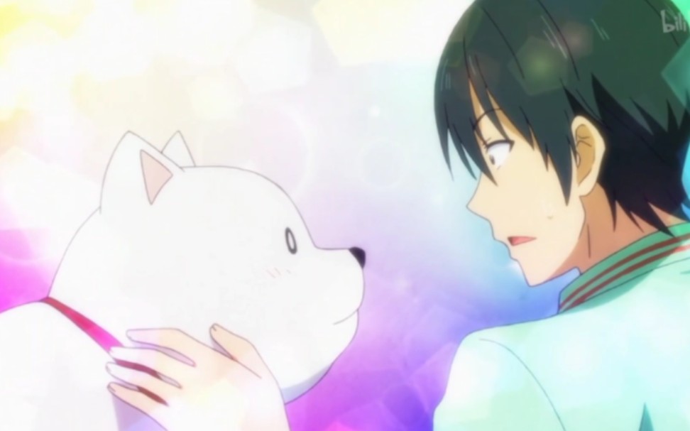 【笨女孩】小明与狗的友情,惺惺相惜!