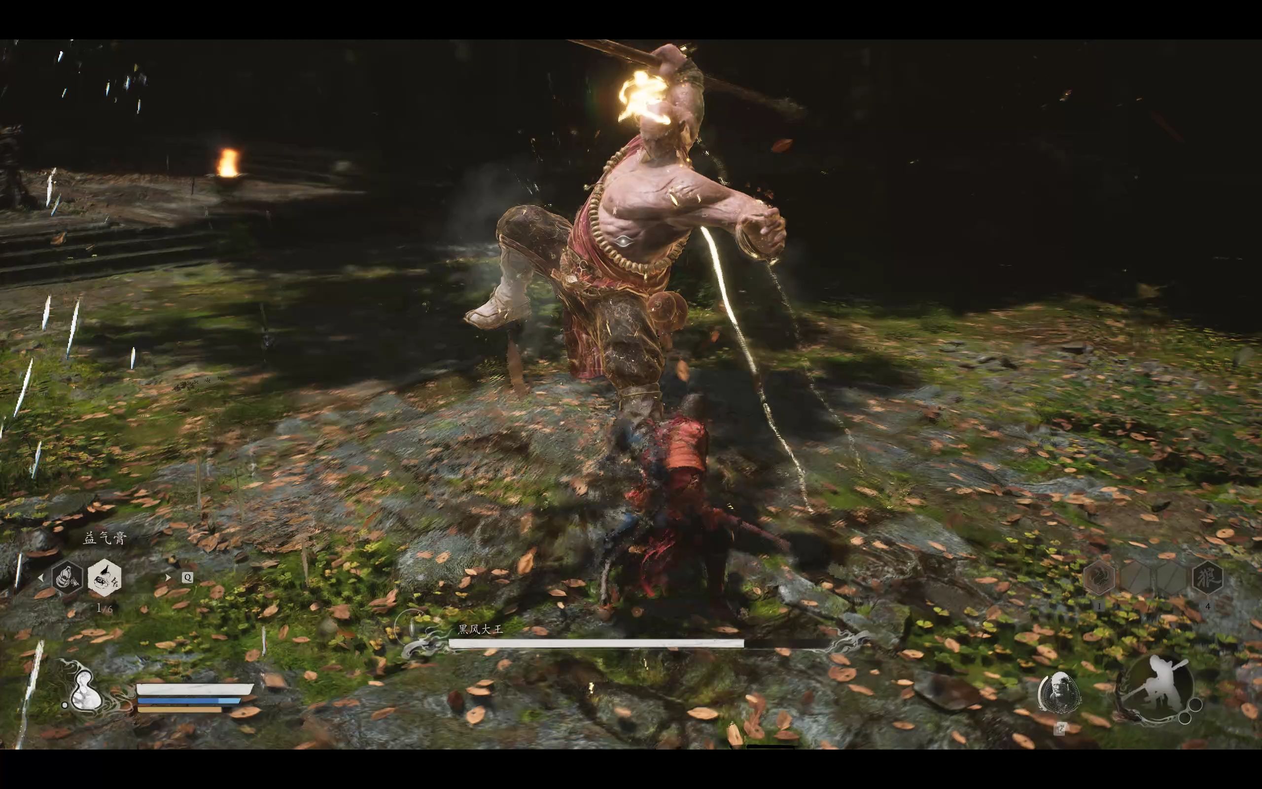 黑神话悟空 黑风怪 boss战