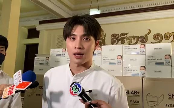 「洪天逸」20201207 口罩捐赠活动 采访