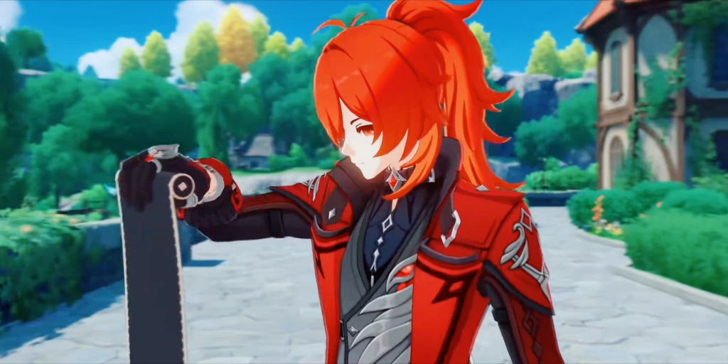 迪卢克新皮肤殷红终夜太帅啦