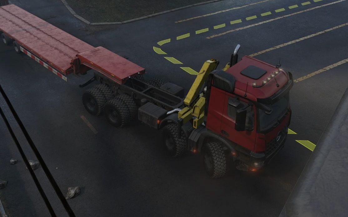 雪地奔驰 奔驰阿瑞斯半挂车