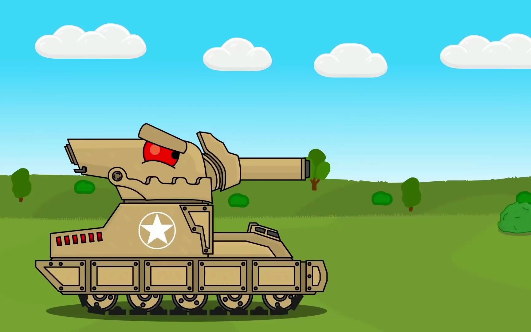 坦克世界动画:勇士坦克遭遇恶魔双方展开大战它们谁能赢