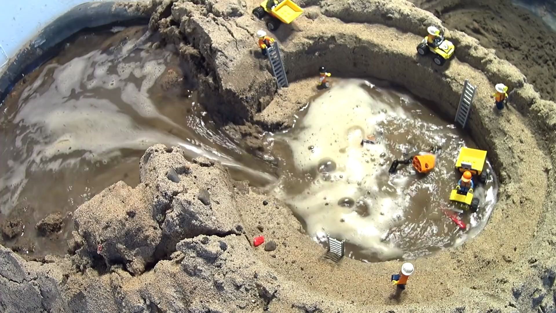 乐高水坝决堤矿山与洪水kmcandbt