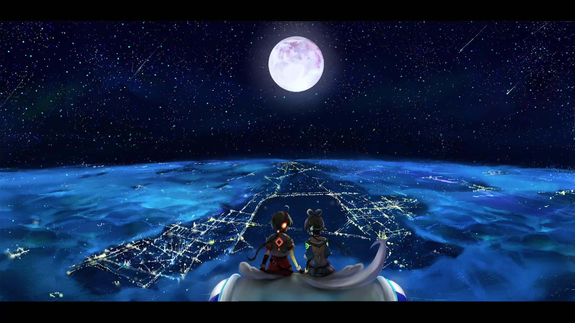 【洛天依&乐正绫】月亮代表我的心