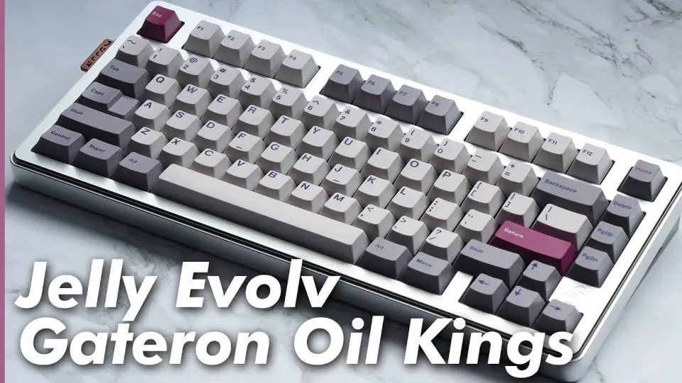 永远乐意使用的键盘| Owlab Jelly Evolv 银焦糖| 油王轴&GMK DMG_哔哩 