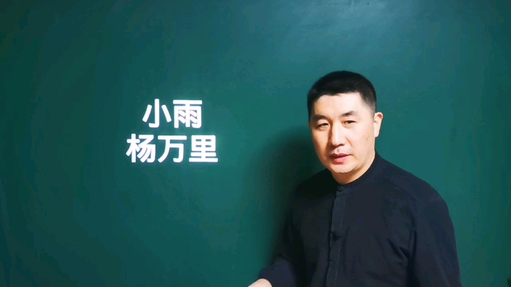 《小雨》杨万里丨似妒诗人山入眼,千峰故隔一帘珠哔哩哔哩bilibili