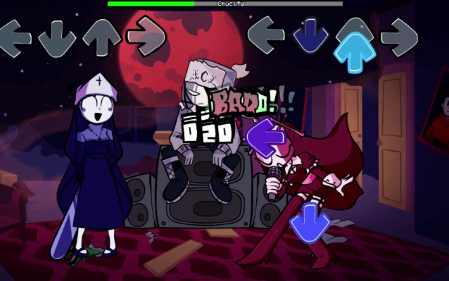 fnf: sarvente vs taki sing crucify