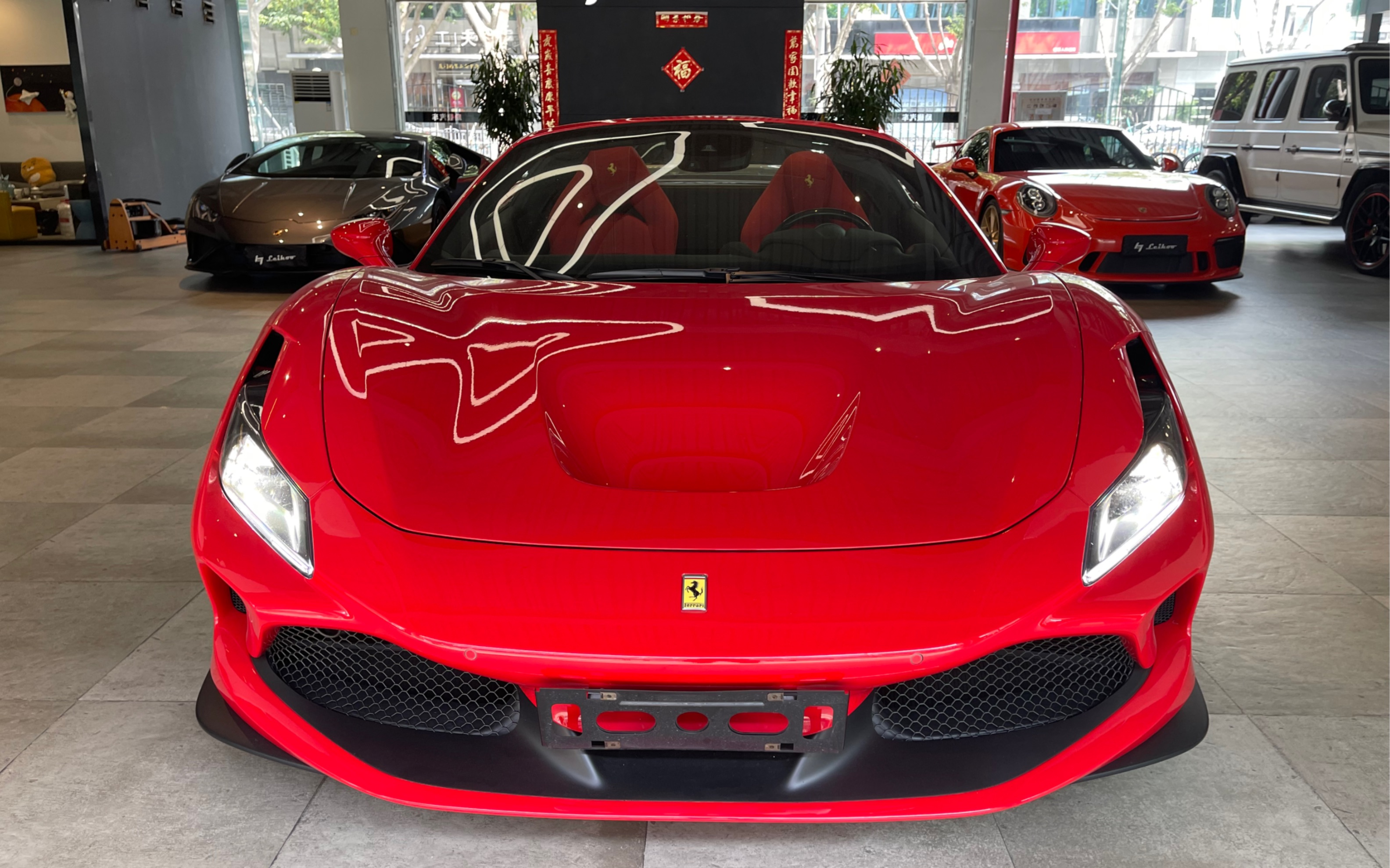 红色越马 法拉利 f8 spider