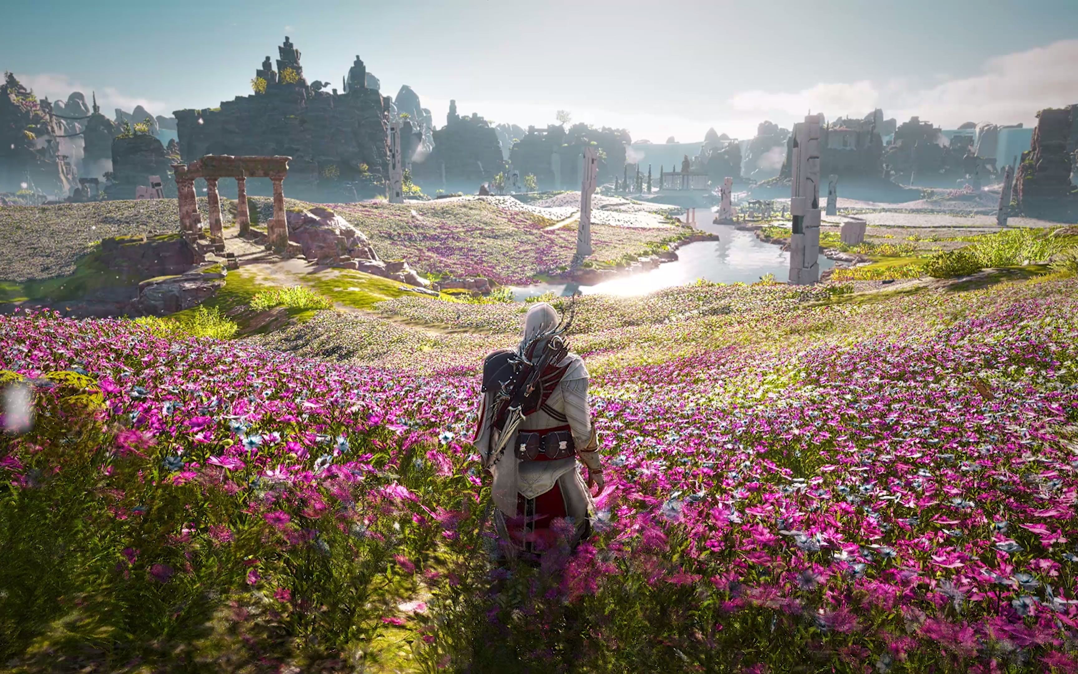 进来感受一下这唯美治愈的梦幻世界吧 【刺客信条奥德赛】2k极限画质