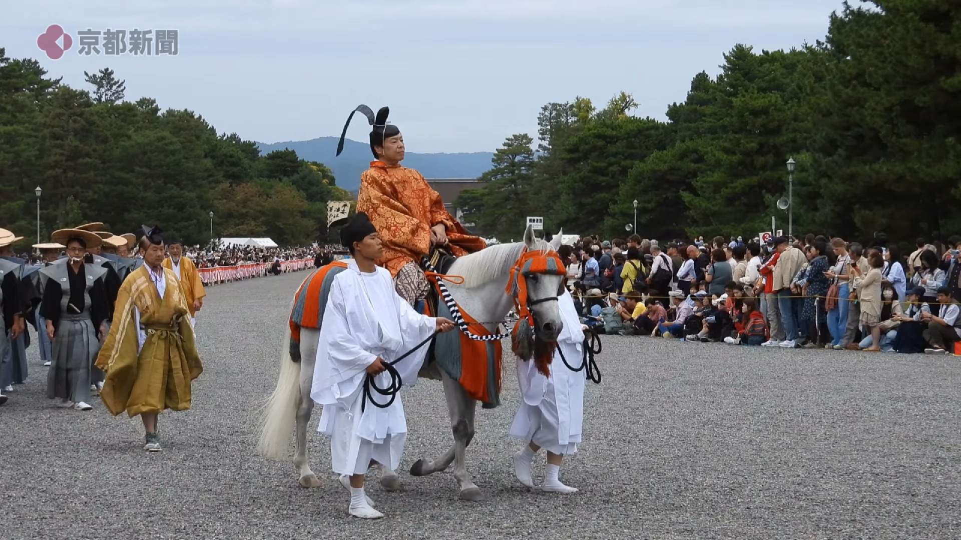 京都市内で「时代祭」(2024年10月22日 京都市上京区・京都御苑) Jidai Matsuri Festival in Kyoto City 京都市的“时代哔哩哔哩bilibili