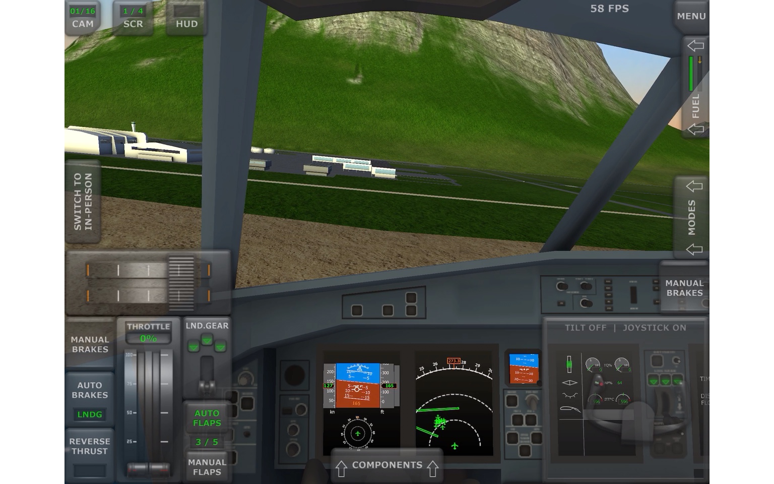 tfs挑战:atr-72极限降落卢卡拉