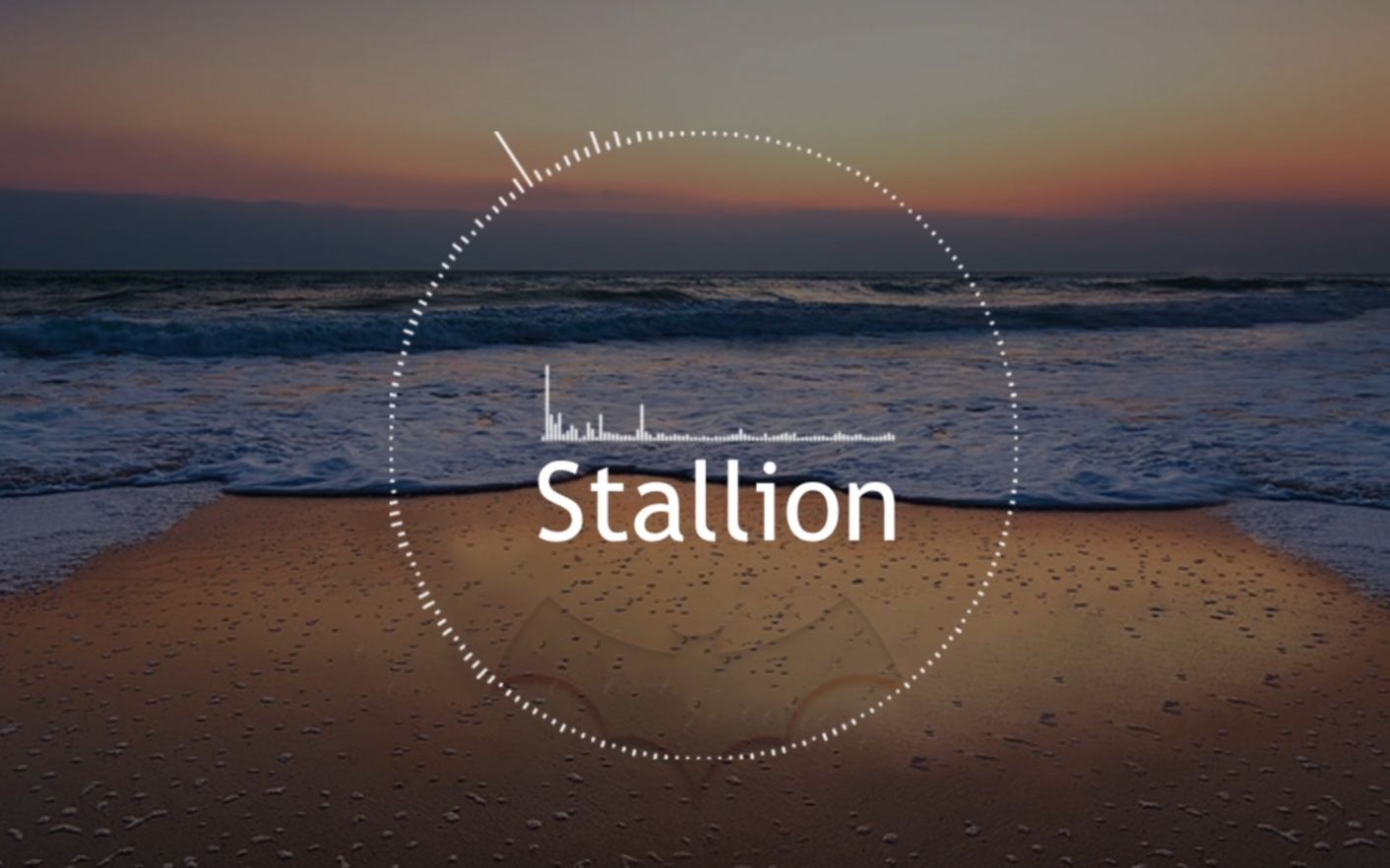 [图]大气磅礴曲子-Stallion，可视化音乐波形节奏跳动视频特效