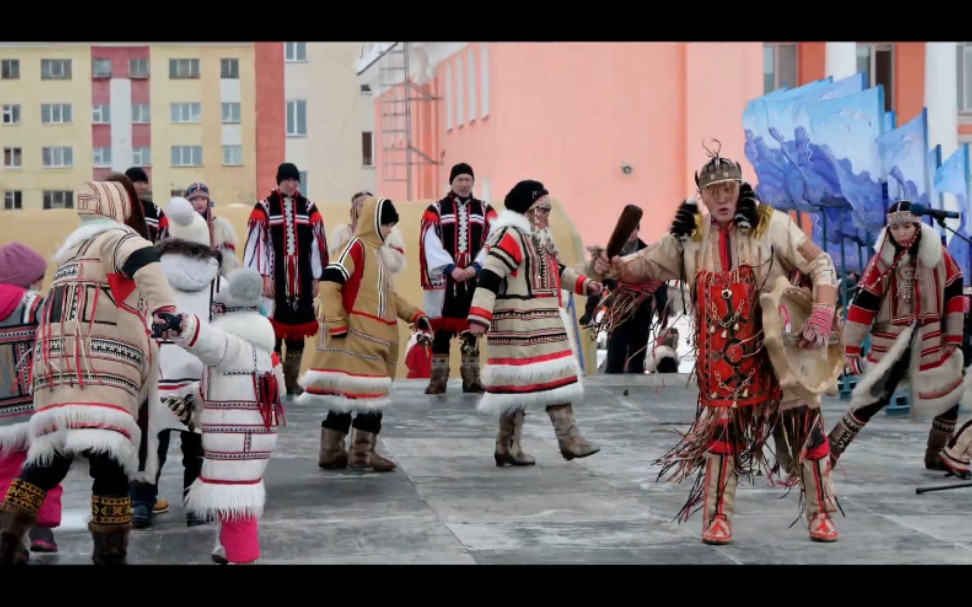 西伯利亚泰梅尔半岛原住民:恩加纳桑人(俄罗斯杜金卡) Native people, Russia Dudinka, Taymyr, Ng𐰮asan哔哩哔哩bilibili