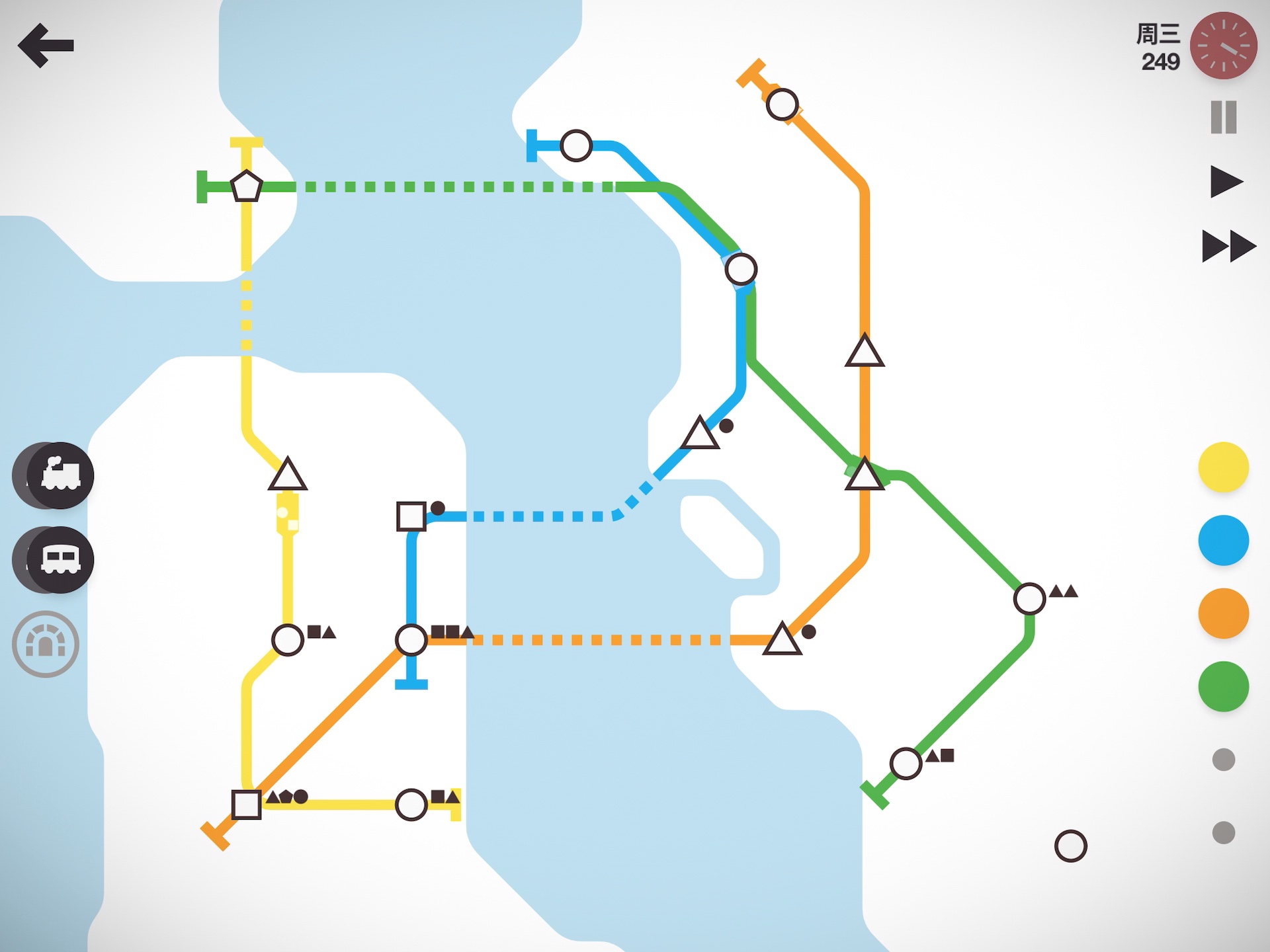 【迷你地铁】日常 旧金山