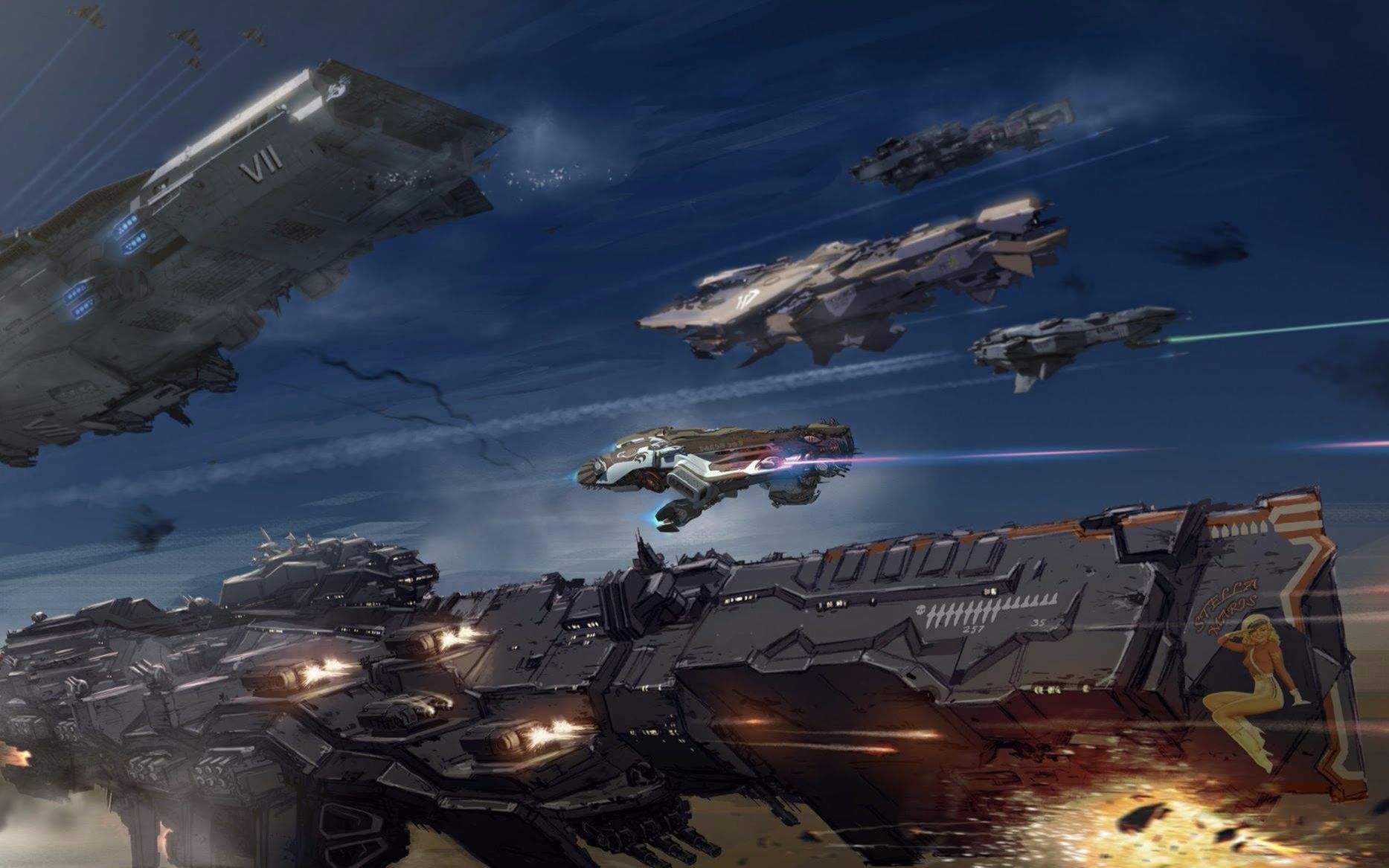 活动作品无畏战舰驱逐舰战斗剪辑高燃