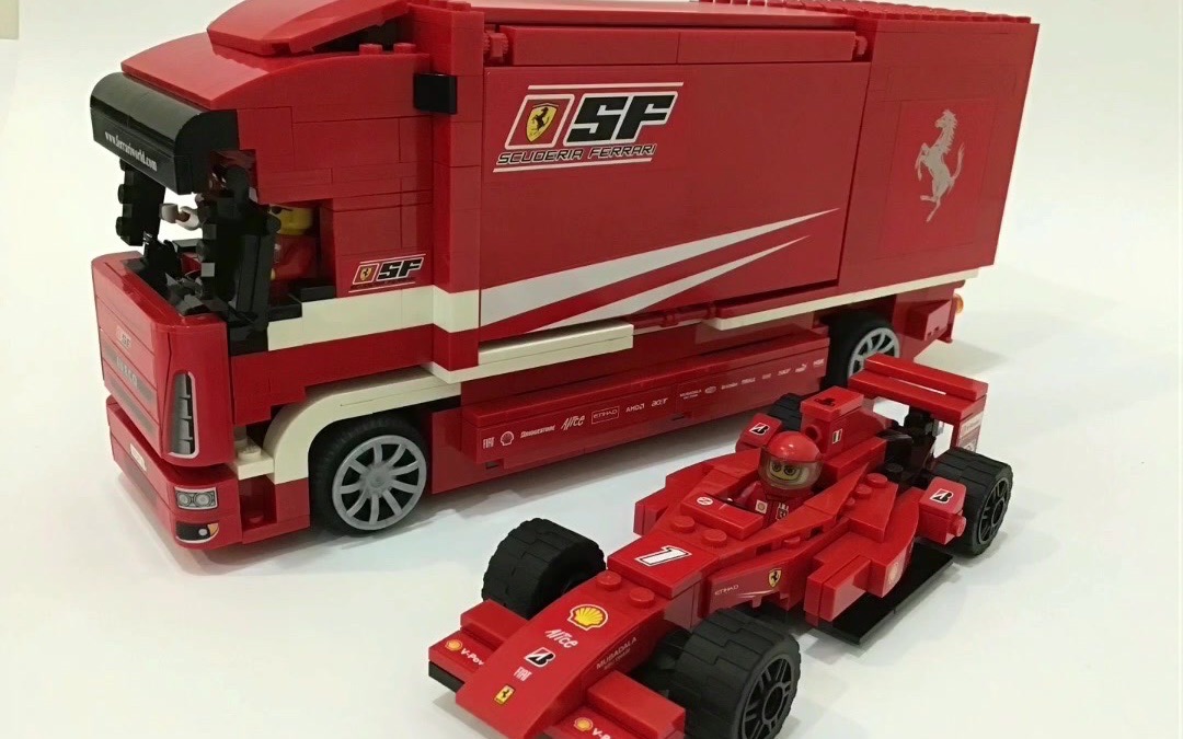 乐高 法拉利卡车 定格动画建造 lego 8185 ferrari truck