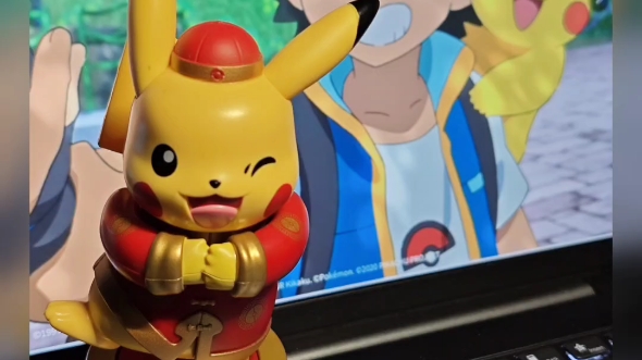 皮卡丘和大家拜年啦!