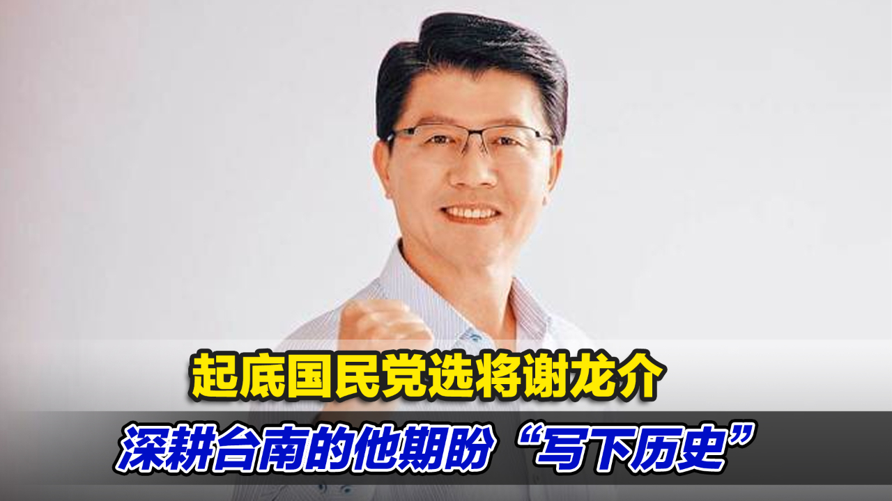 起底国民党选将谢龙介,深耕台南的他期盼“写下历史”哔哩哔哩bilibili