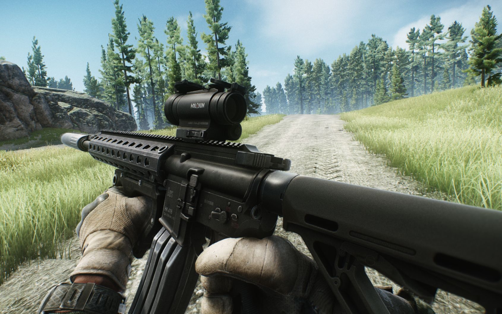 逃离塔科夫hk416最优改装版本更新删档狂欢必备