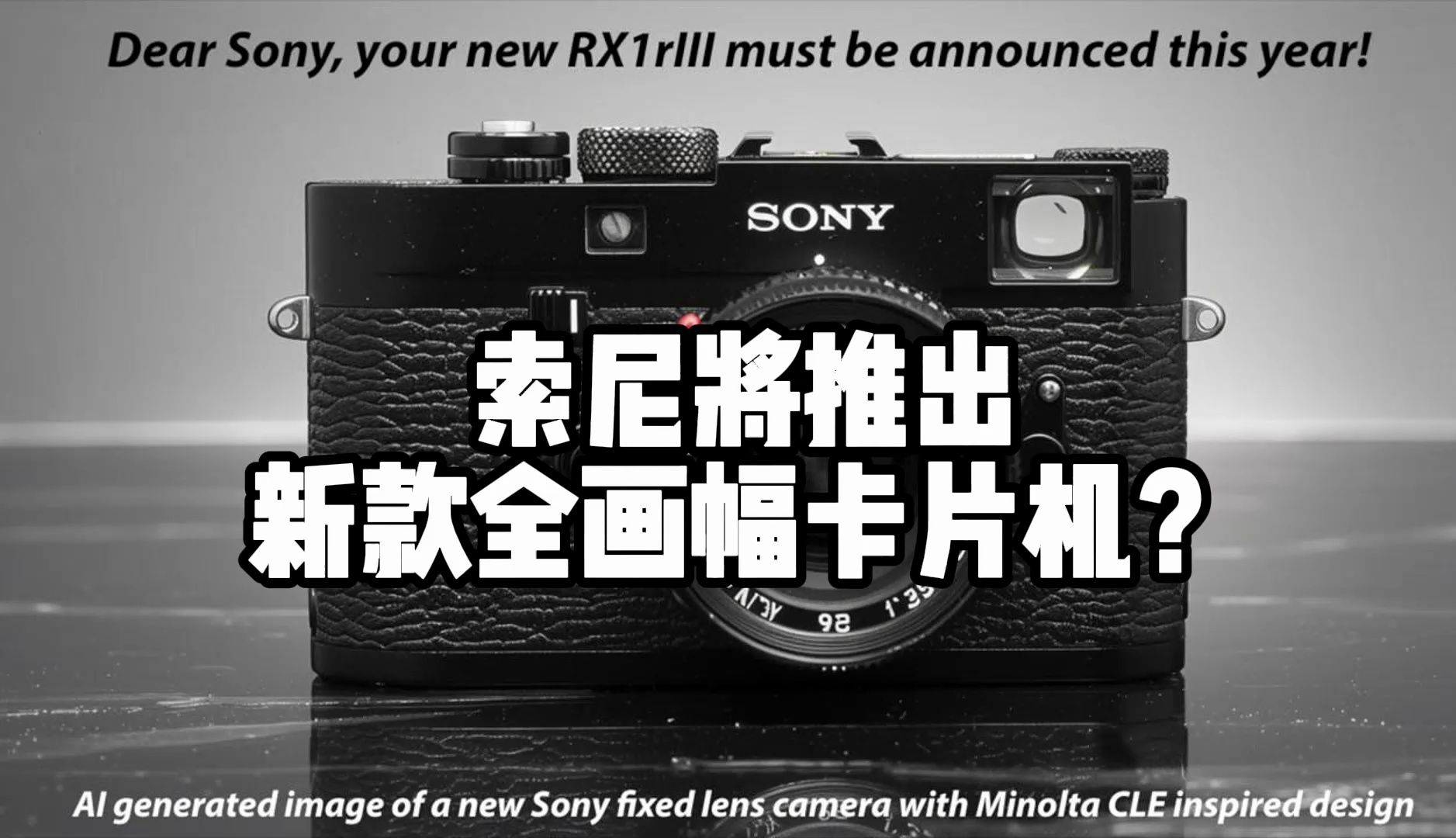索尼rx1rii正式停产-将推出新款全画幅卡片机rx1riii?
