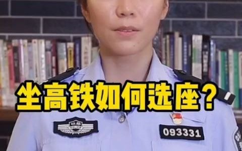 【火车出行】坐高铁如何选座?哔哩哔哩bilibili