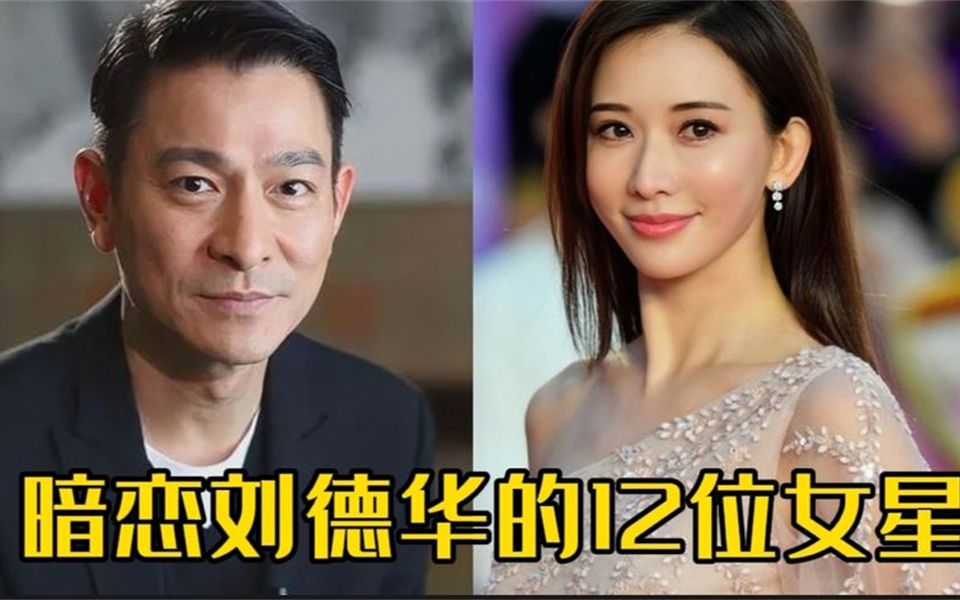 暗恋刘德华的12位女星,个个貌美如花,吴君如,袁咏仪在内