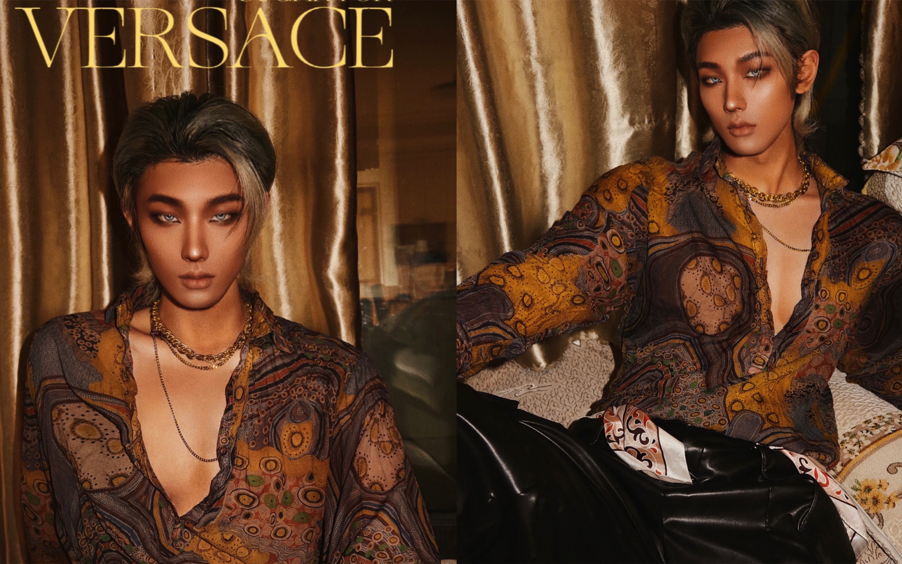 [图]如何成为一名国际超模——VERSACE