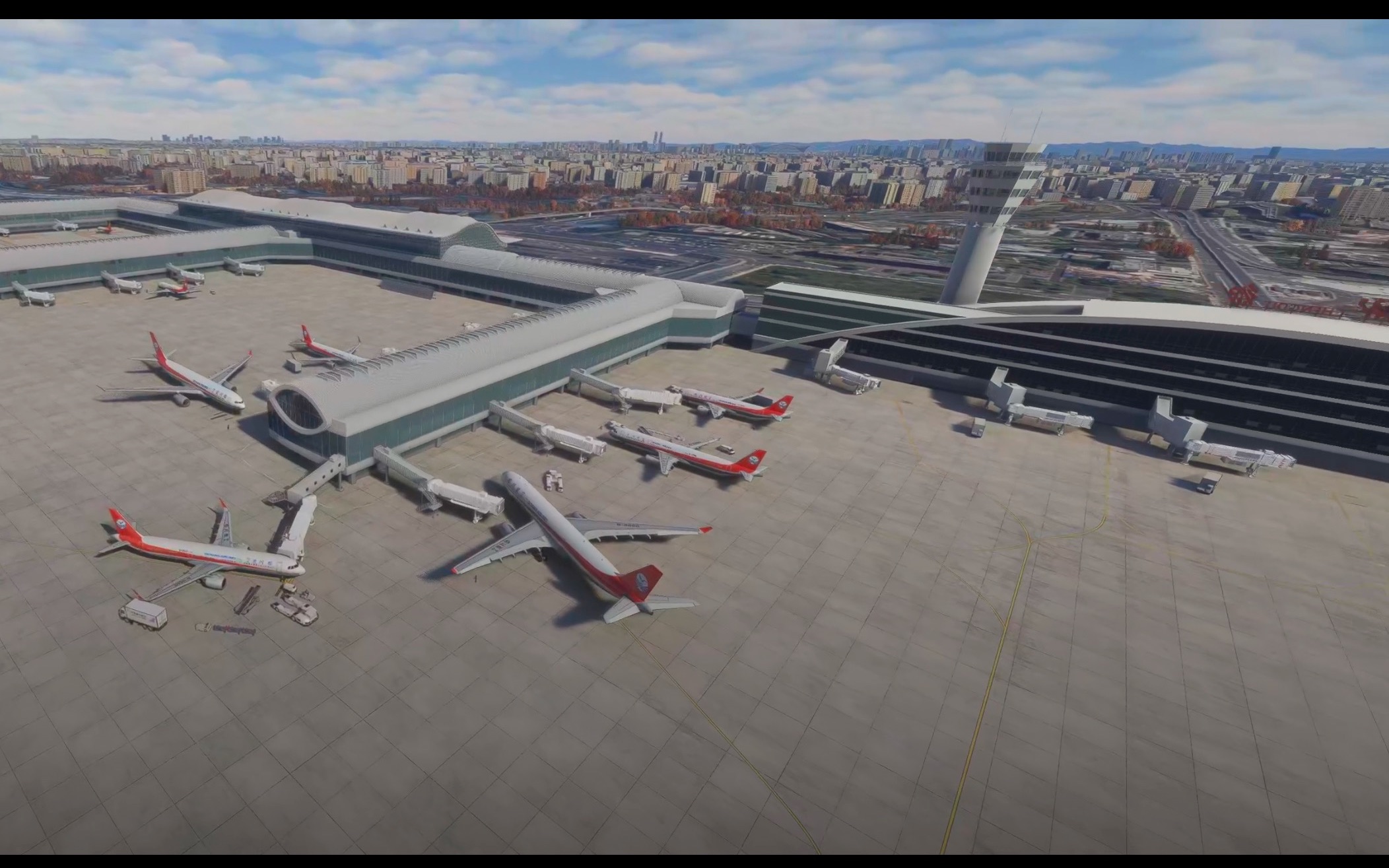 phoenix scenery x star atlas zuuu成都双流国际机场es版测试