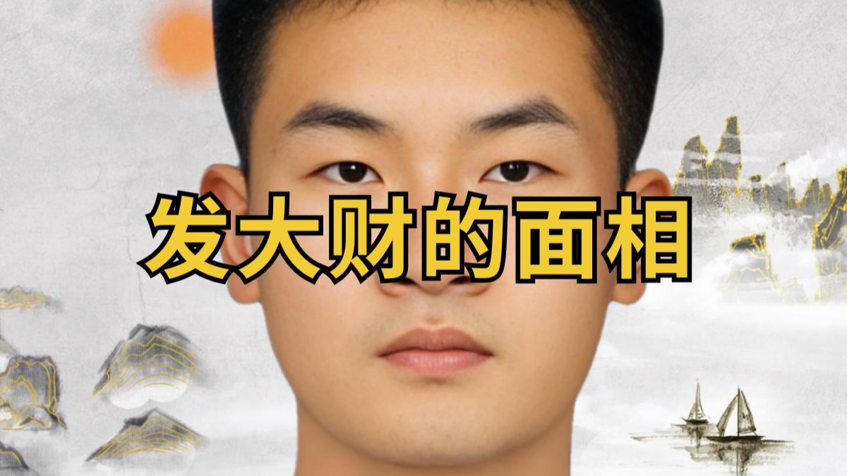 男人腮骨凸,迟早发大财
