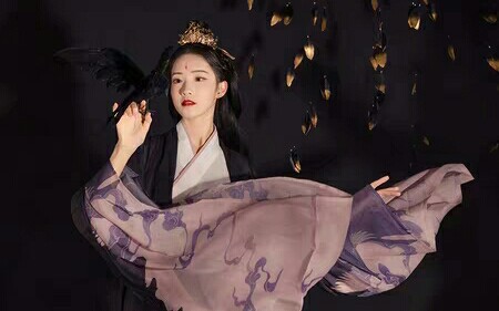 汉尚华莲汉服开箱竹青鸦加灵槐提前一个月发货真开心