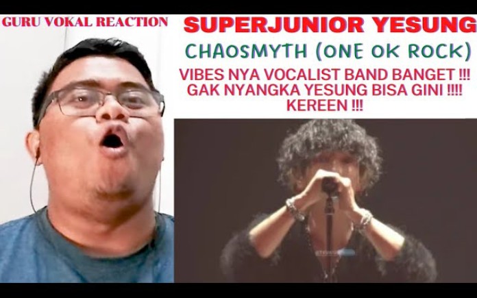 [图]【Super Junior/Yesung】外网印度尼西亚粉丝观看艺声Solo Cover 《C.h.a.o.s.m.y.t.h.》by One Ok Rock