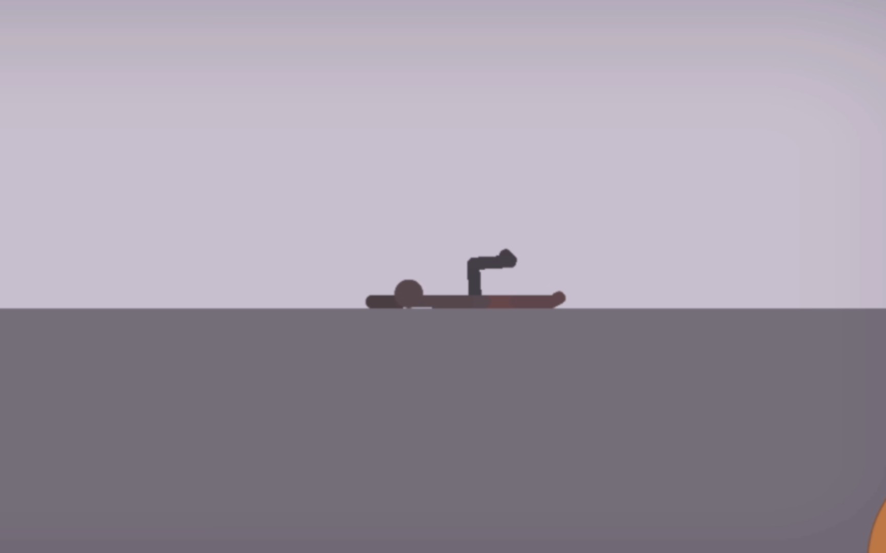 躺平的屑火柴人