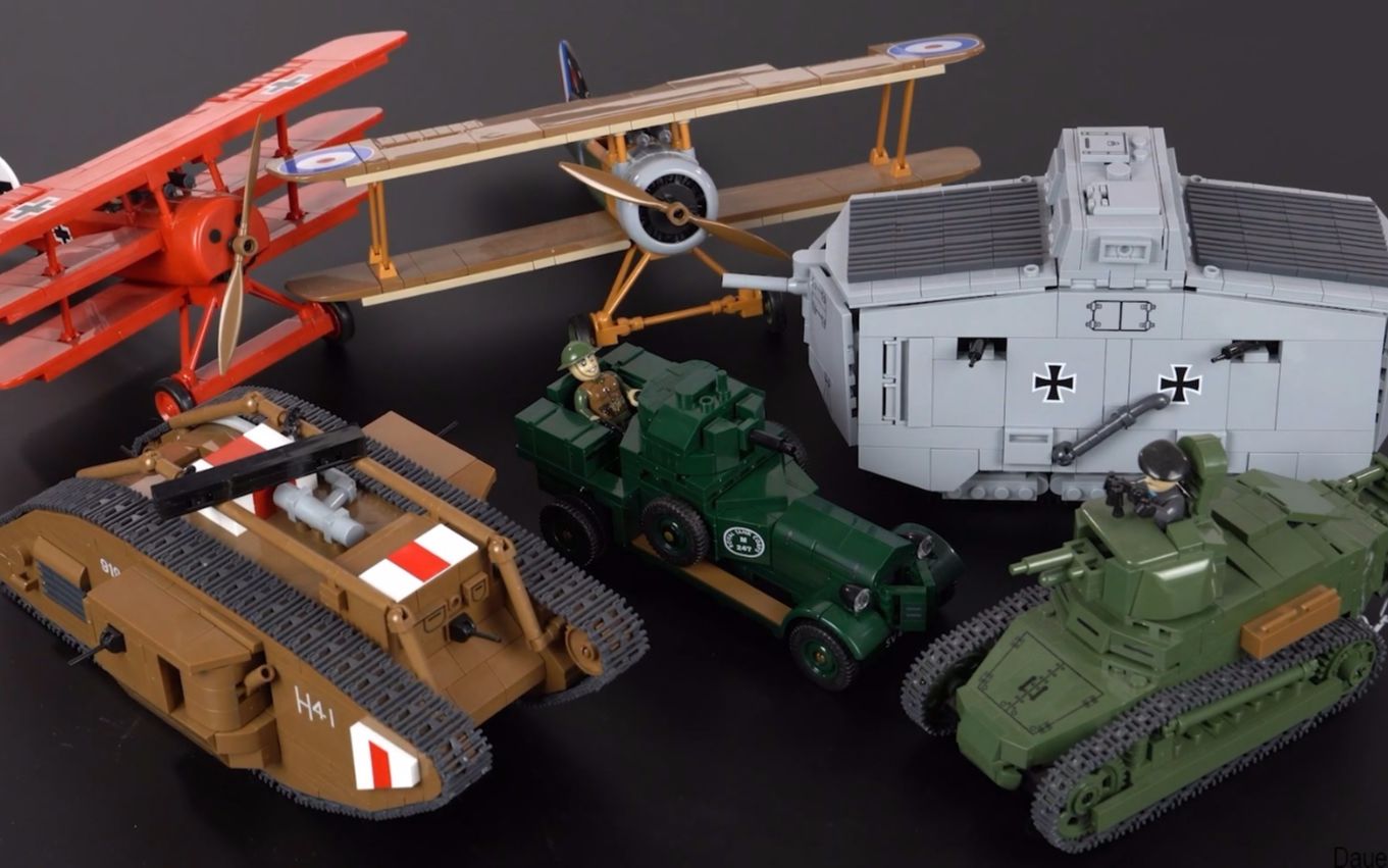 cobi-2988 劳斯莱斯装甲车 mk1 1920 速拼_哔哩哔哩_bilibili