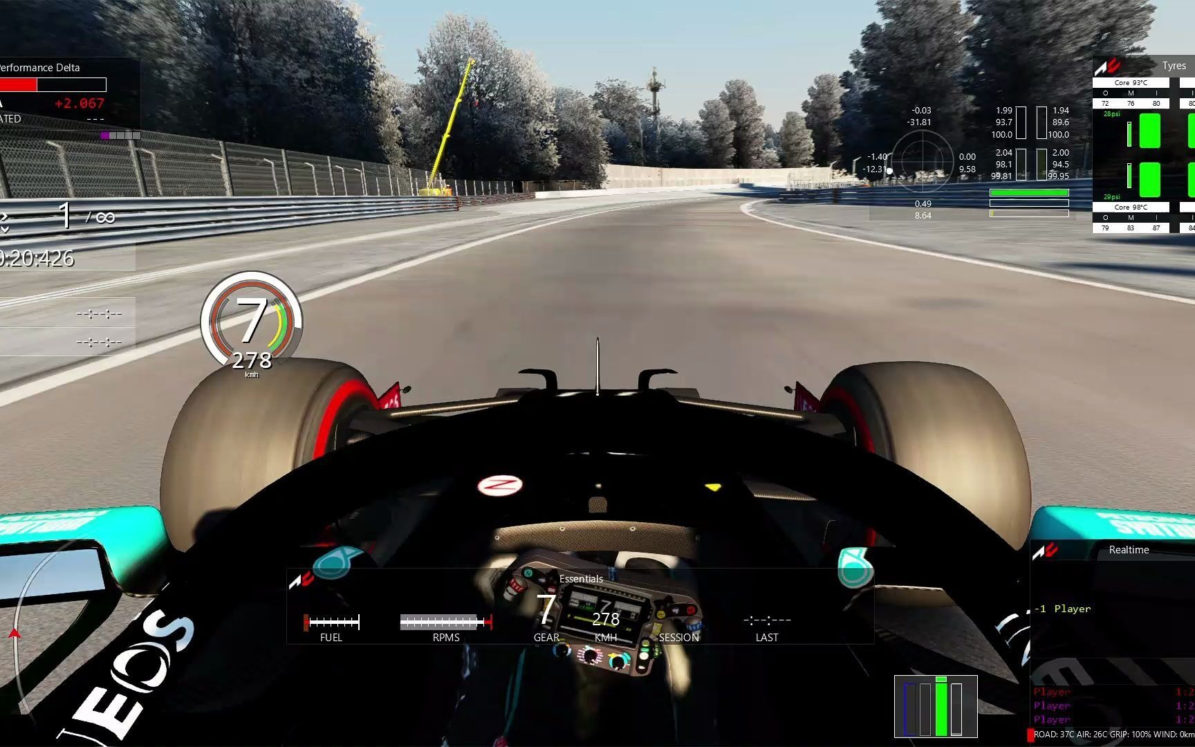 神力科莎f12020梅奔蒙扎方向盘