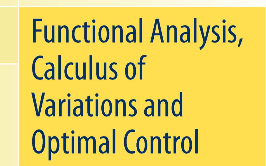 《泛函、变分与最优控制》读书报告(16):完备赋范线性空间哔哩哔哩bilibili