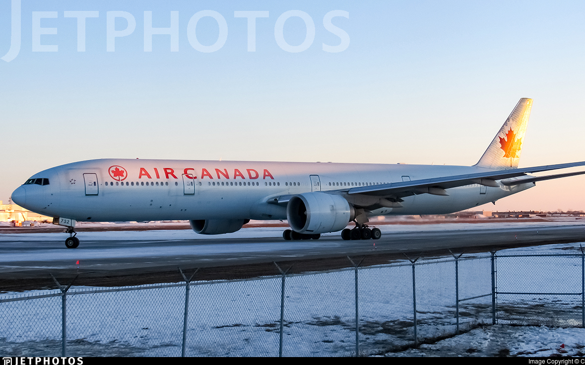 justplanes加拿大航空波音777333er