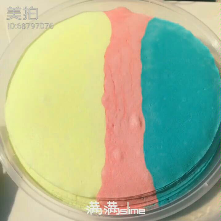 【满满slime】黄红蓝脆冰山哔哩哔哩bilibili