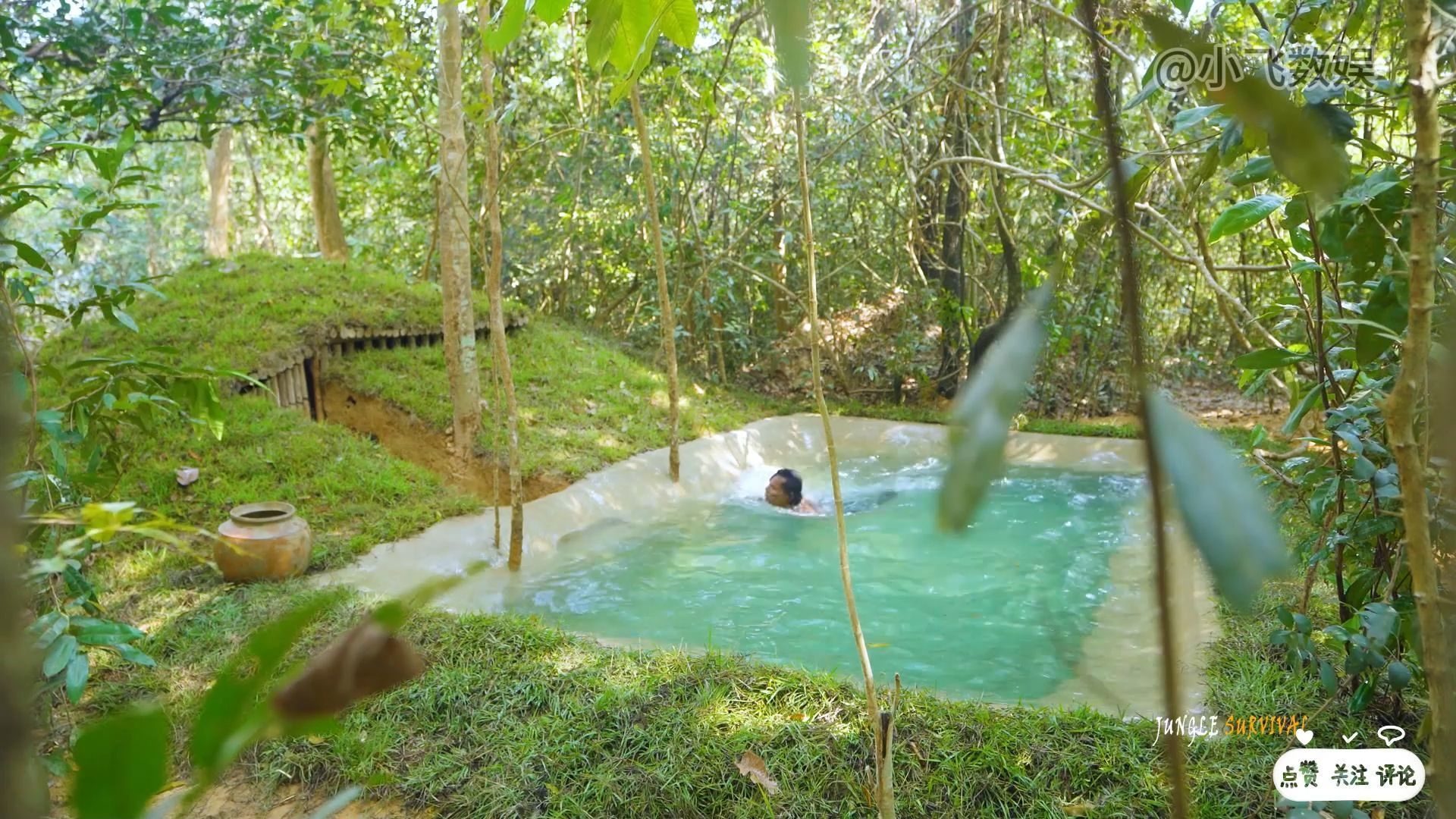 用古老的技艺建造最秘密的地下游泳馆