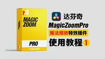 达芬奇特效插件_MagicZoomPro （魔法缩放）使用教程
