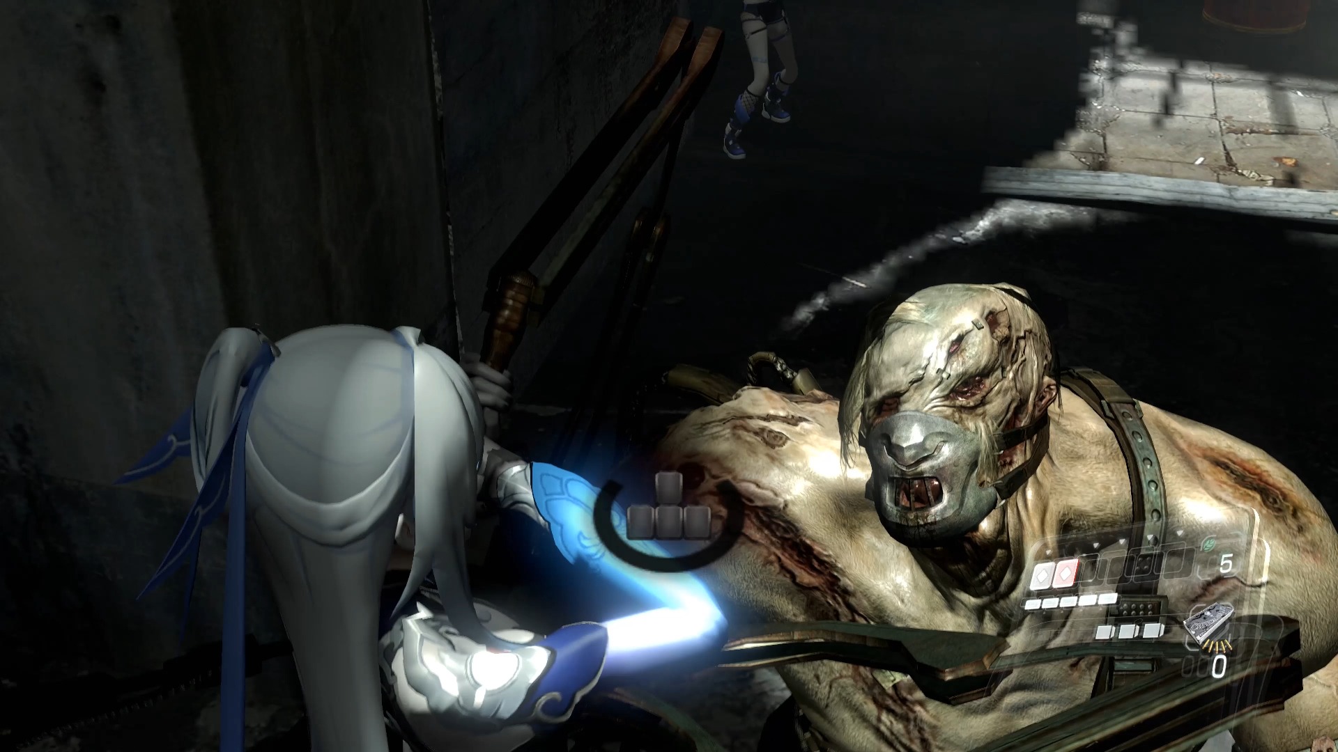 生化危机6mod——镜流姐姐被大佐铁手抓住,强制扎入快乐针