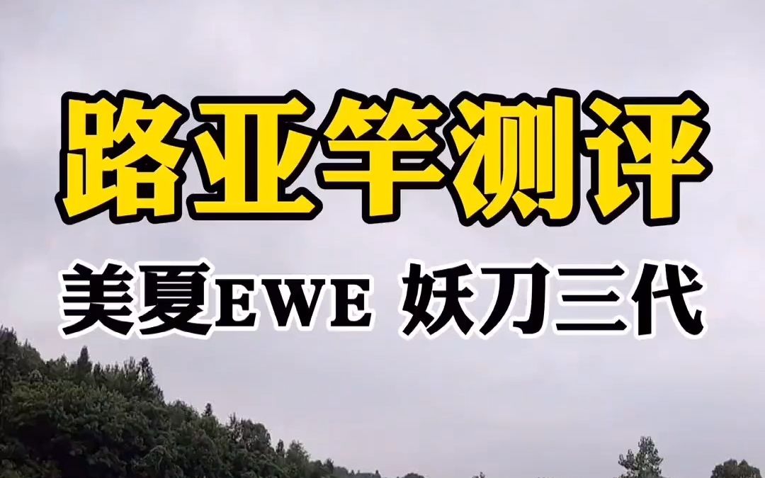 钓翘嘴还在选择国外的杆子?本期测评美夏EWE妖刀三代!哔哩哔哩bilibili