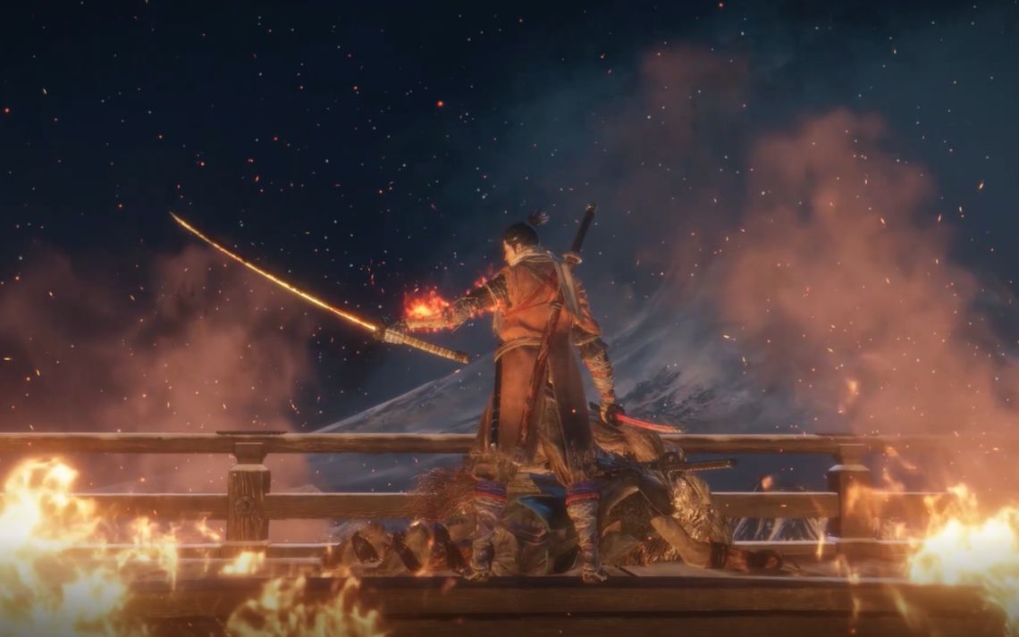 只狼次元斩弹他双难三周目52秒处决老一心禁忍义手